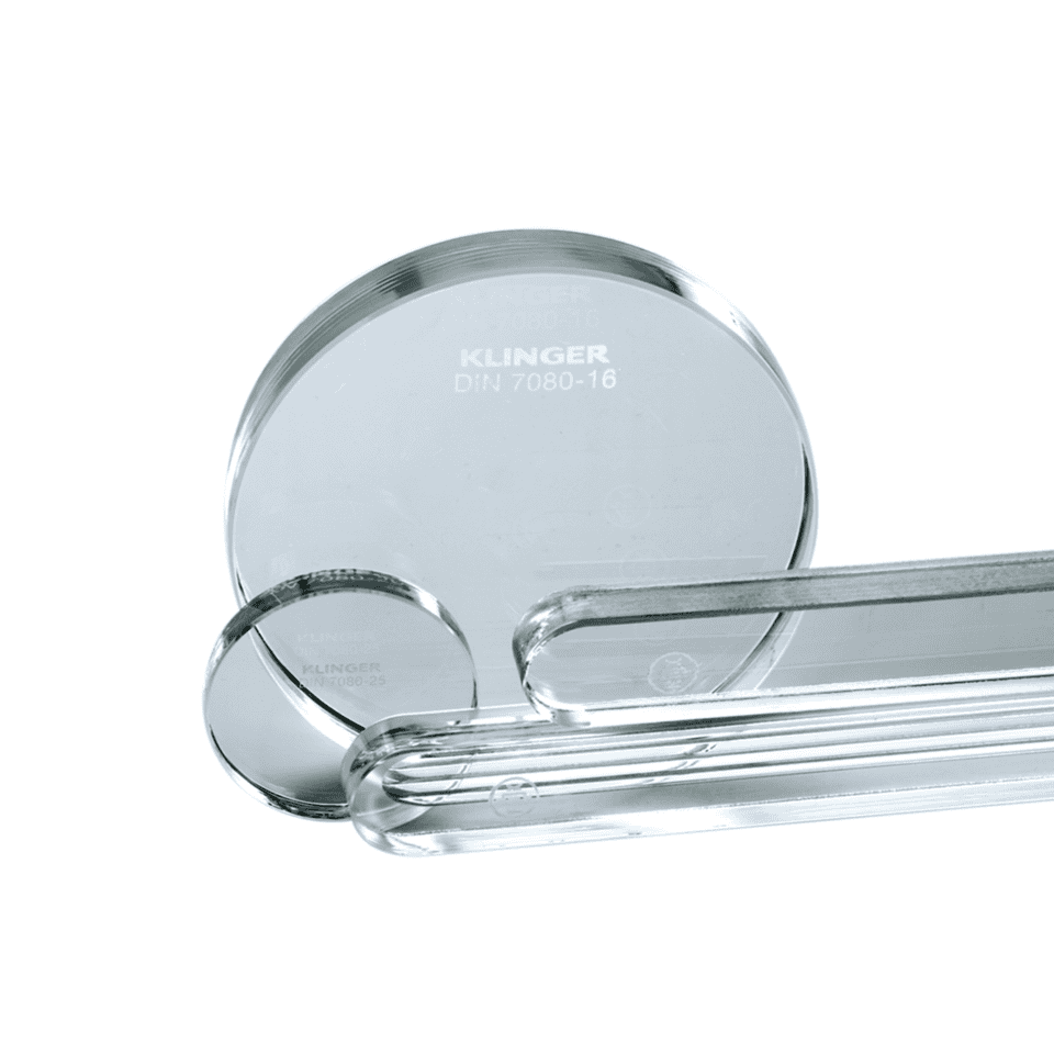 KLINGER borosilicate gauge glasses