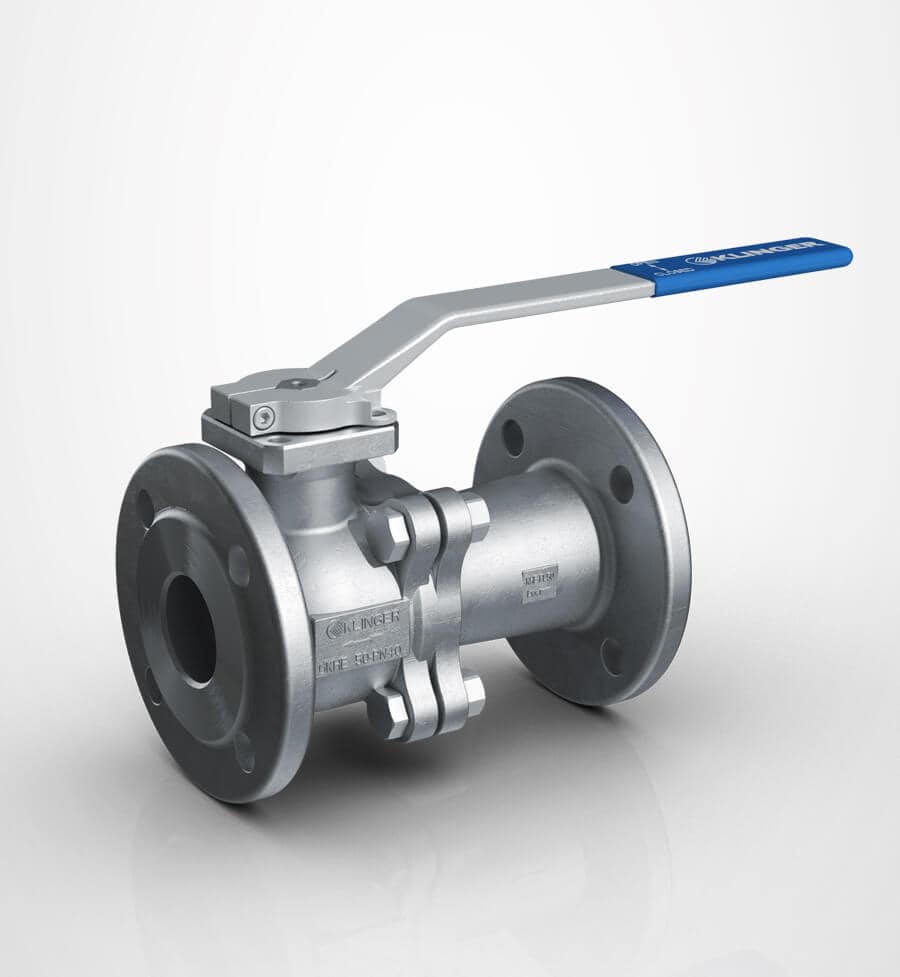 sample image of silver ballostar khe ball valve