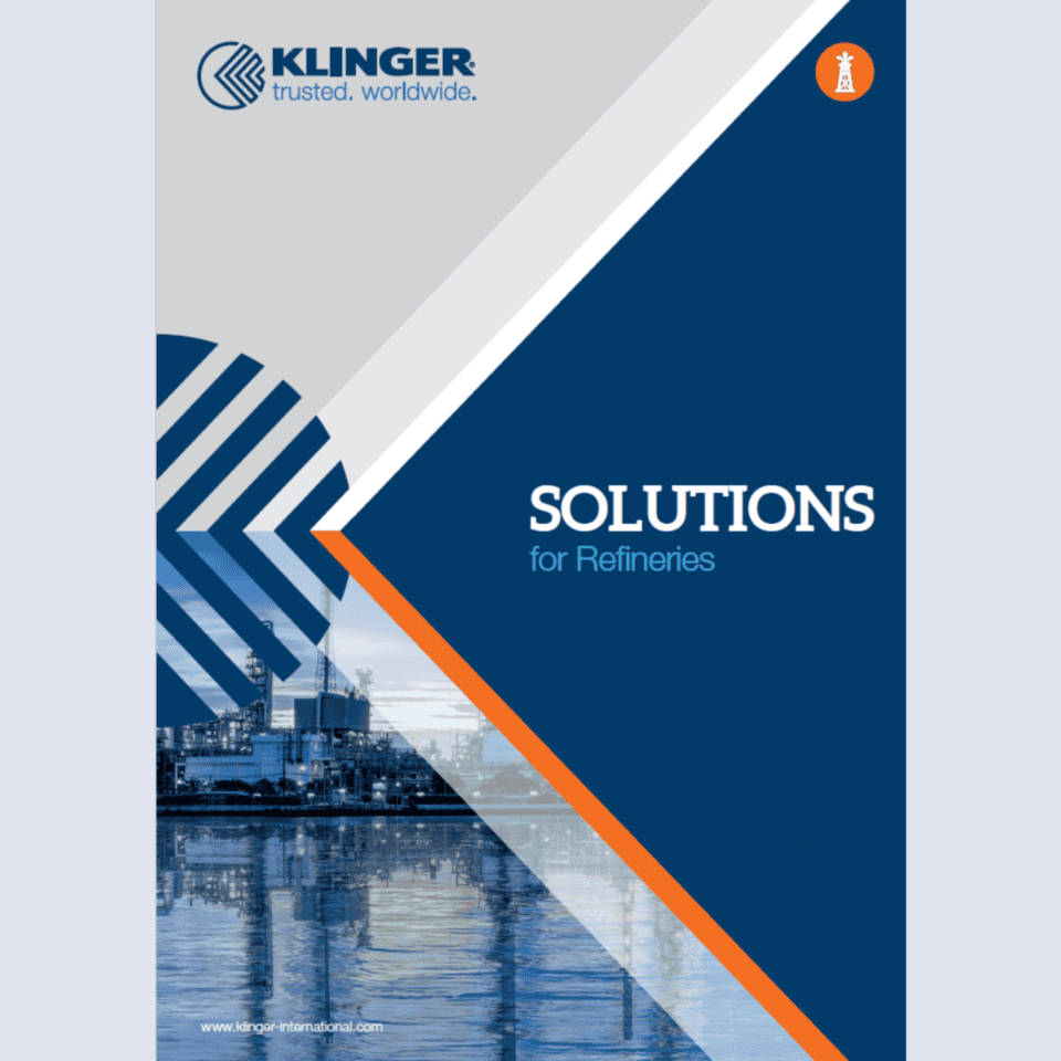 klinger refinery brochure front page