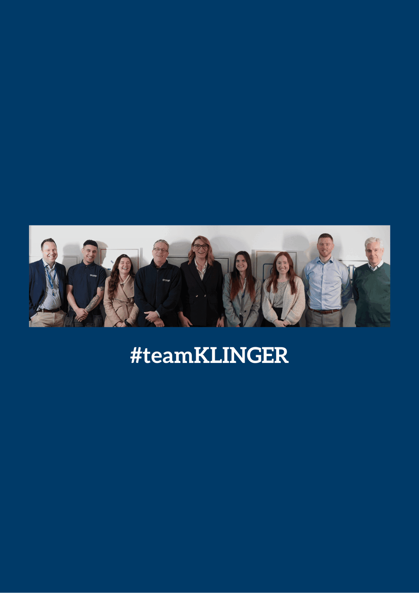 group image of KLINGER UK team